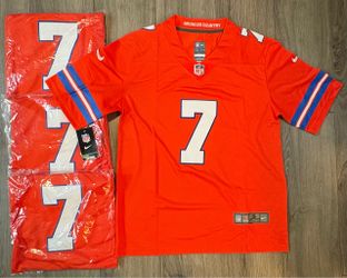 Denver Broncos Elway Orange Jersey