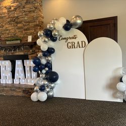Beautiful Custom Built Graduation Photo Booth Backdrop
