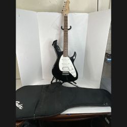 Carlo Robelli Electric Guitar And Fender Amp Electric Firebird And Soft Gig Bag