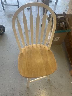 Wooden barstools