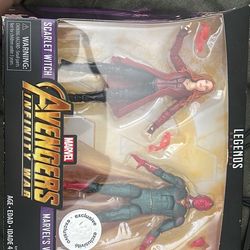 Marvel Legends Scarlet Witch & Vision Figures + Deadpool Books – Bundle Deal – Will Ship! 