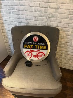 New Belgium fat tire led light sign