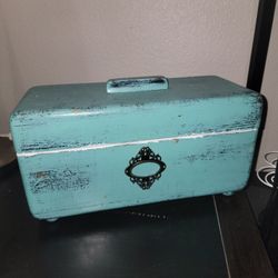 Vintage Style Wooden Box, Wedding Card Box, Decor