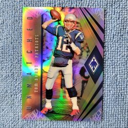 Tom Brady 2018 Panini Phoenix Unmatched No. 1 New England Patriots 