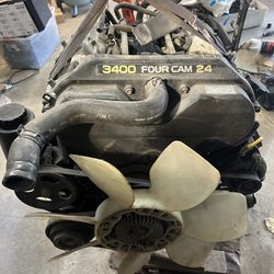Toyota 5VZ-FE 3.4L V6 Engine – 3400 Four Cam 24 – Complete Long Block