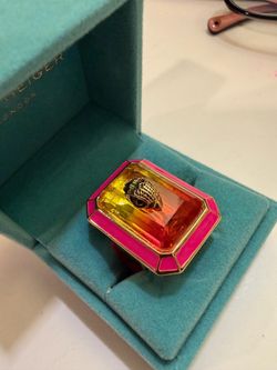 Kurt Geiger London Stone Enamel Ring size 7