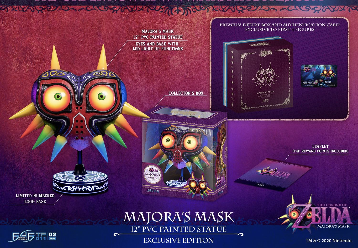 First 4 Figures Legend of Zelda Majora's Mask PVC Exclusive Edition Statue - NEW
