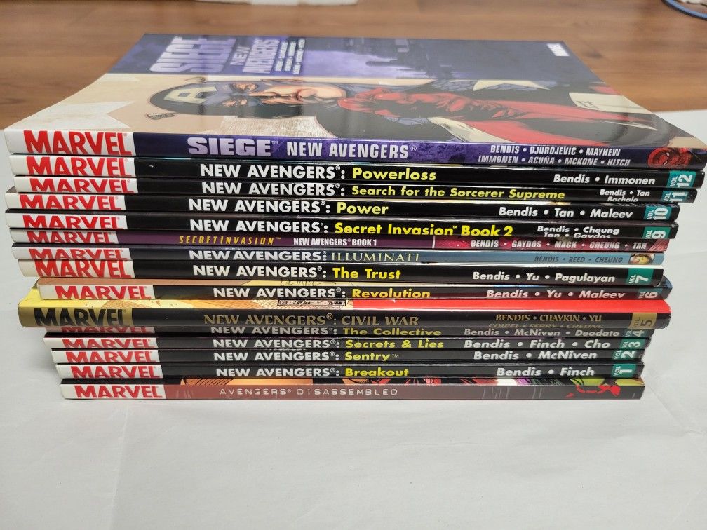New Avengers Complete + Illuminati And Avengers Disassembled Lot