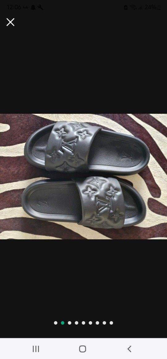 MENS SANDLES SIZE 10 BLACK Clothing