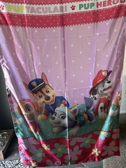 Two Black Out Paw patrol Curtains