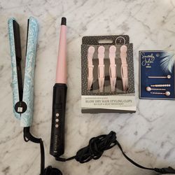 Hair Straightener And Curler