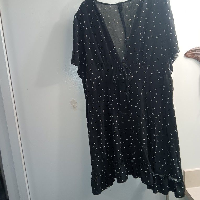 Black Plus Size 4X Dress 