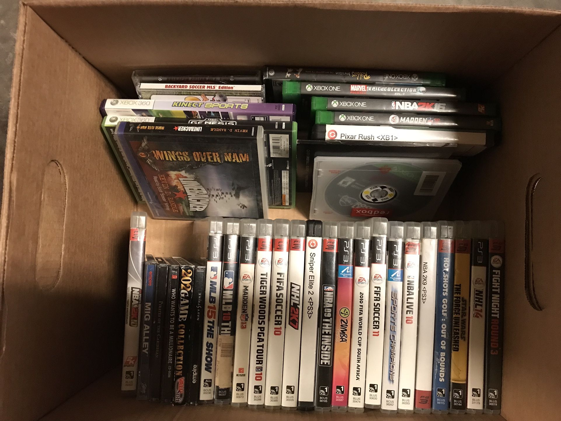 Assortment Of Video Games And Stuff