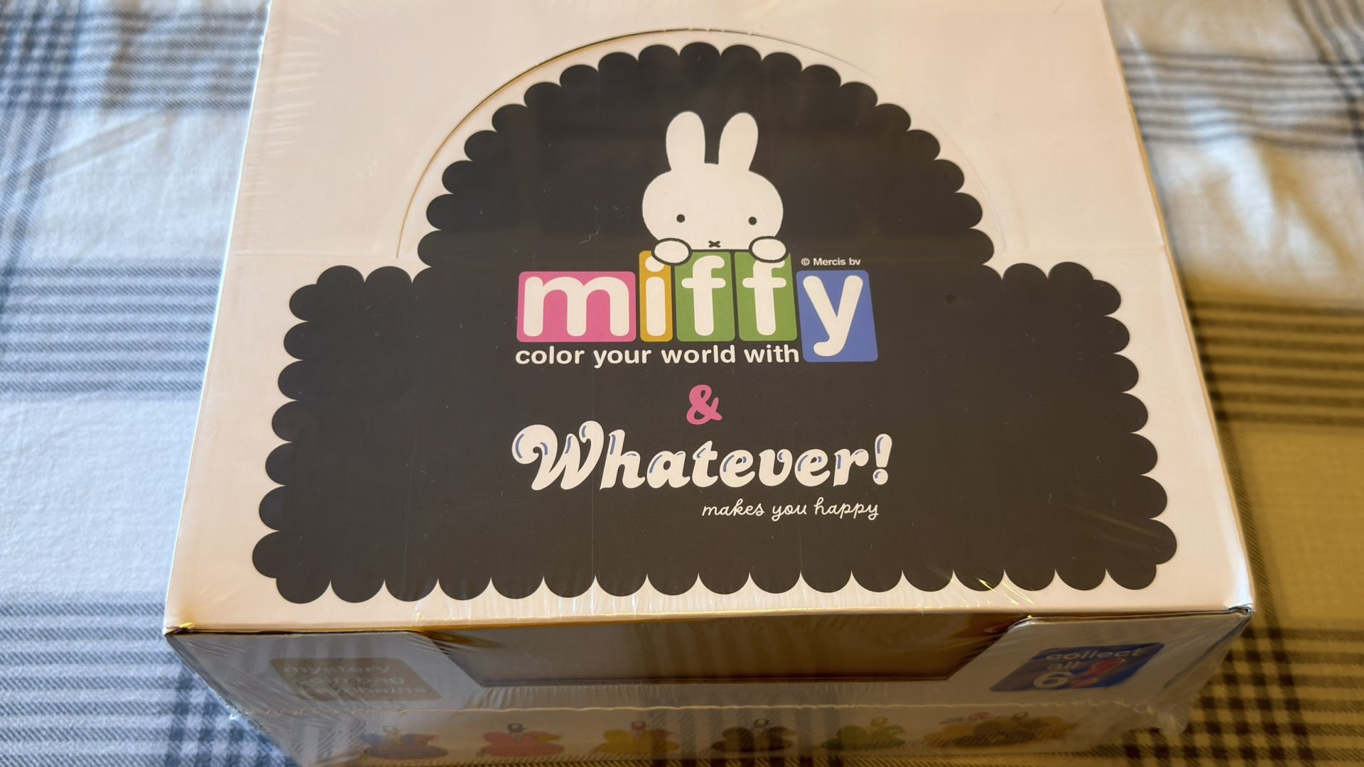 Miffy Corduroy Head Coinbag Charm with Sticker Blind-Box Display of 12