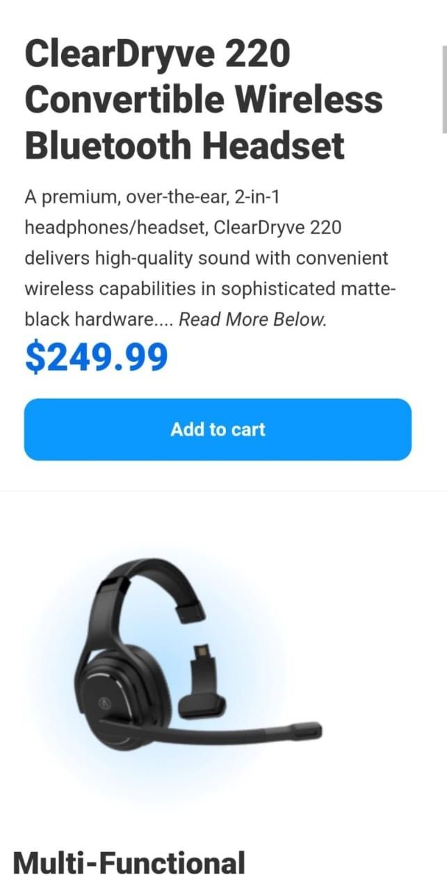 Wireless Bluetooth Headset(new In Box)