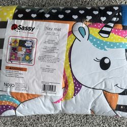 Sassy Unicorn Baby Play Mat