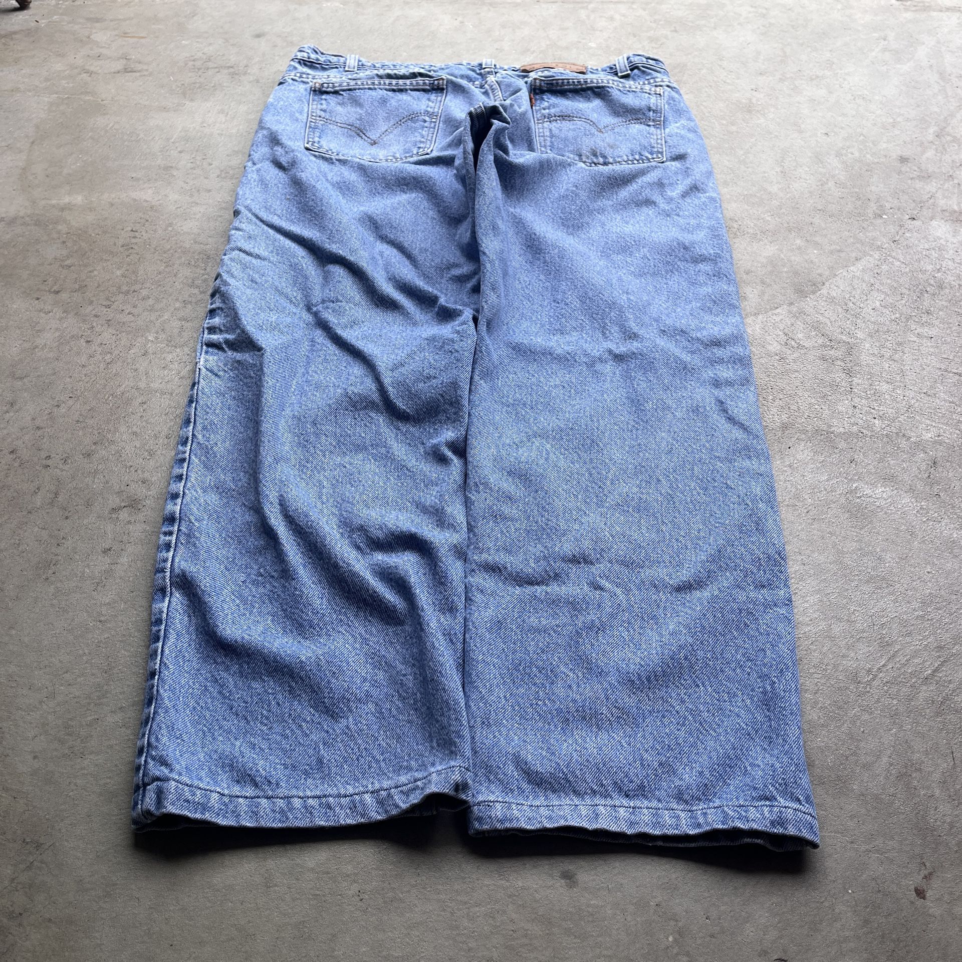 Vintage Orange Tab Levi’s 505 Regular Fit Straight-Leg Jeans