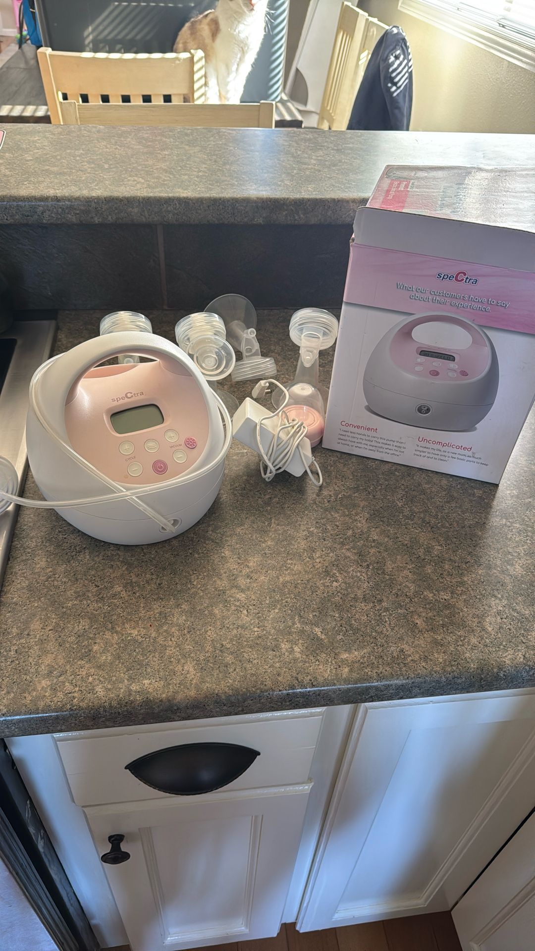 Spectra S2Plus Breast Pump With Some Accessories 