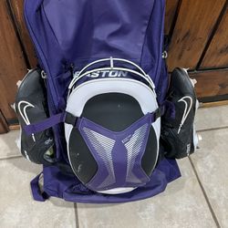 Almost New Softball Bag And Equipment 