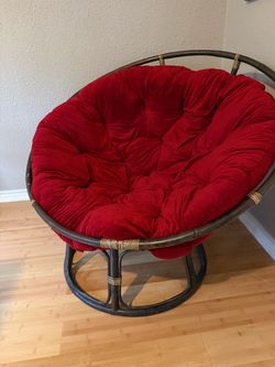 Red Papasan Cushion