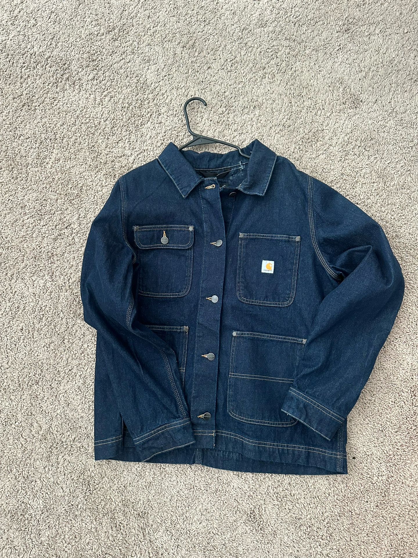 CARTHARTT DENIM JACKET SZ XL FITS M