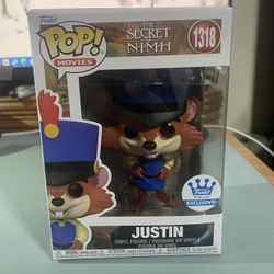 Funko Pop Movies The Secret LOf Nimh #1318 Justin Shop Exclusive