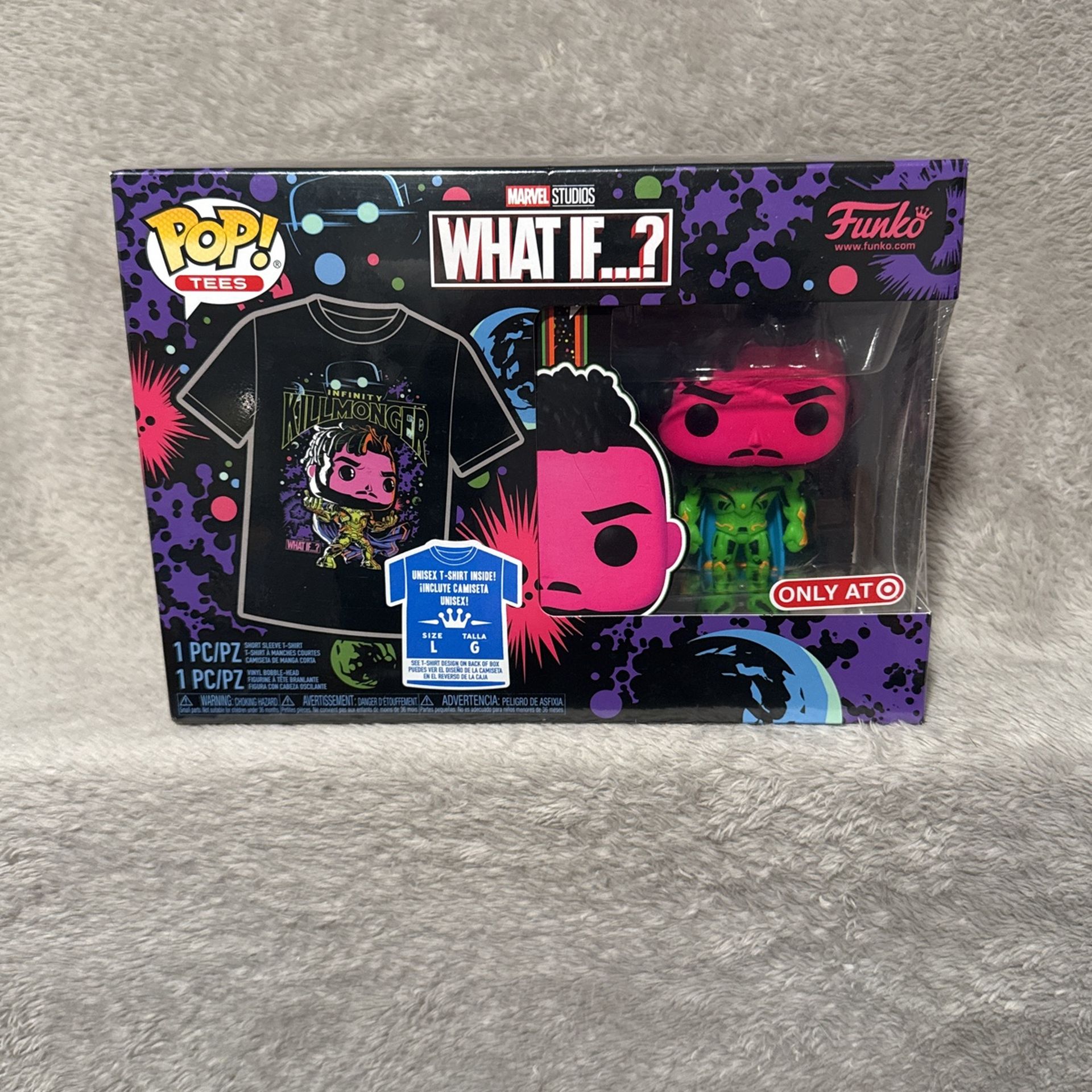 Killmonger Funko Pop And T-shirt Combo
