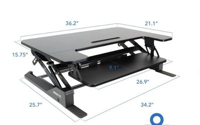 NEW! MOUNT-IT 32″ Standing Desk Converter Model #MI-7926