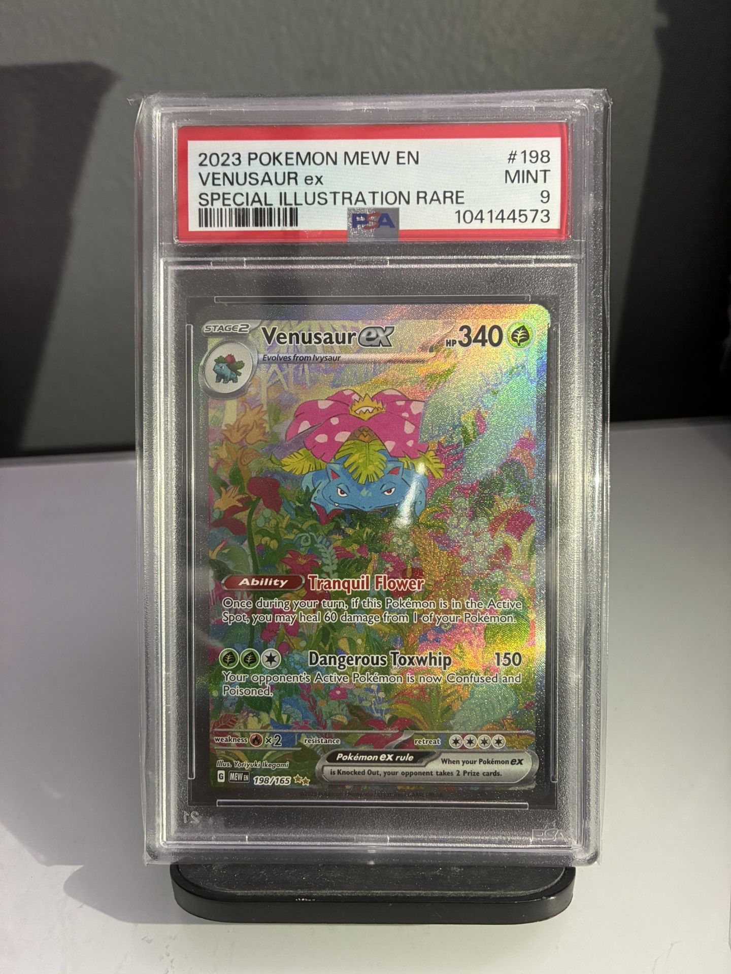 PSA9 Venusaur ex SIR 198/165
