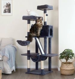 Dark Gray Cat Tree