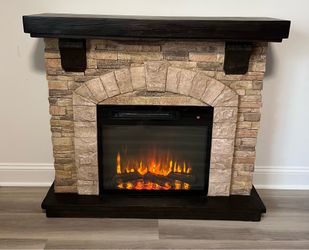 Freestanding Electric Fireplace