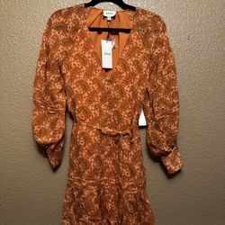 Joie Mini Dress - 100% Silk