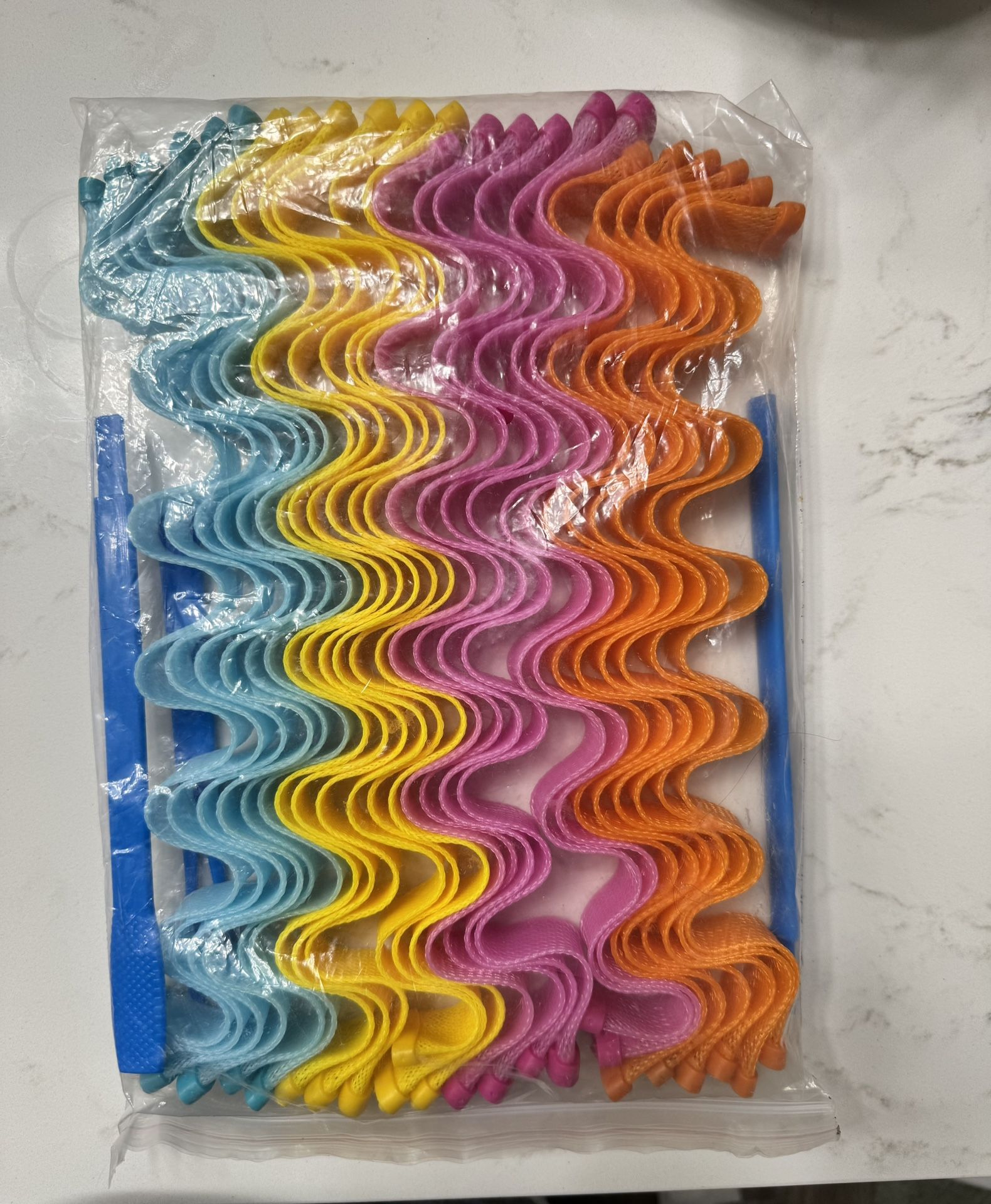 24 Pieces Heatless Hair Curlers