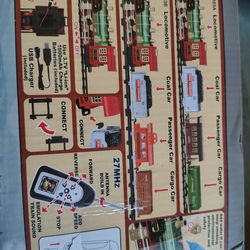 Toy train set