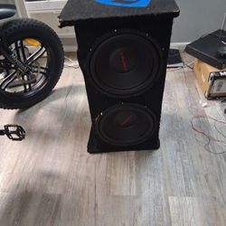 Two 12 Car Speakers 