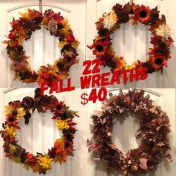 Fall Wreaths For Sale 