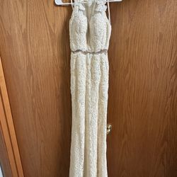 Champagne & Sequin Gown