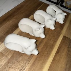 Farmhouse Napkin Rings Set Of 4 