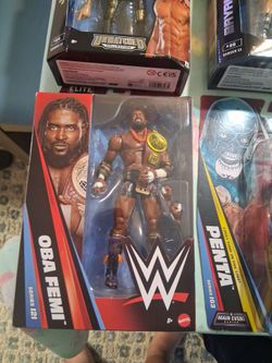 Wwe and AEW toys