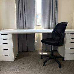 Craft Table And Drawers