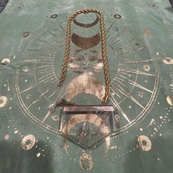 Handcrafted Quartz Crystal with Rope Chain Necklace/ Pendant