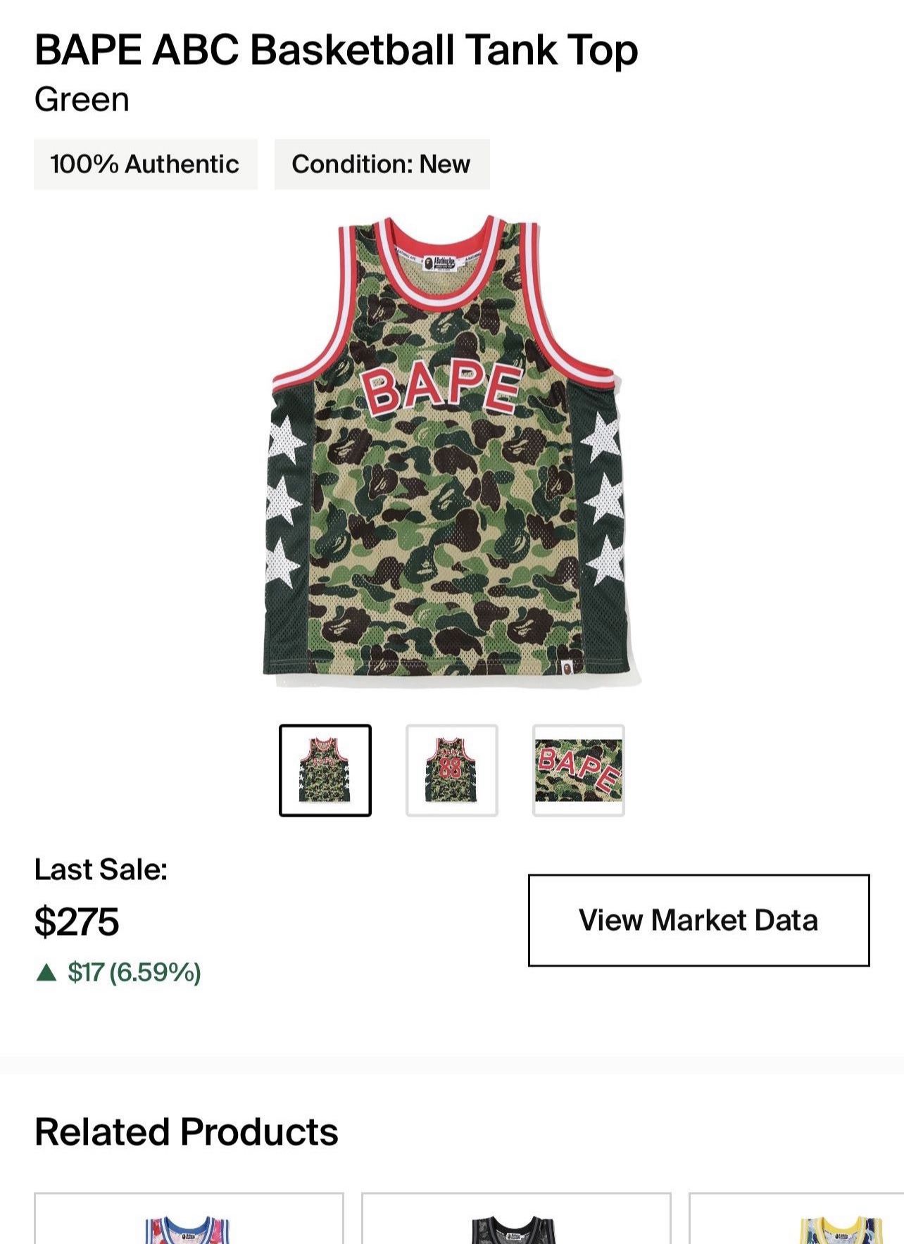 Bape basketball jersey and shorts for Sale in El Cajon, CA - OfferUp