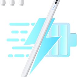 Stylus Pen for iPad 9th & 10th Generation - 10Mins Faster Charge Compatible for iPad 6-10 Gen, iPad Air 3/4/5/M2, iPad Mini 5/6, iPad Pro 11"/12.9"/M4