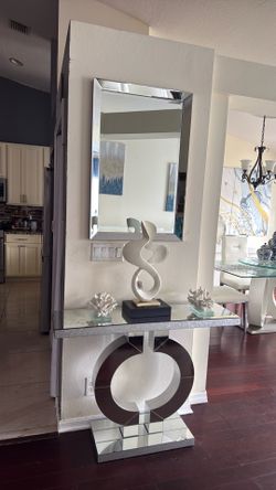 Glass Entry table