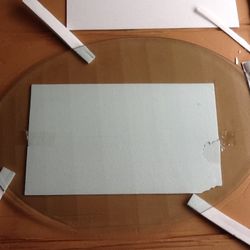 Cocktail Table Oval Glass