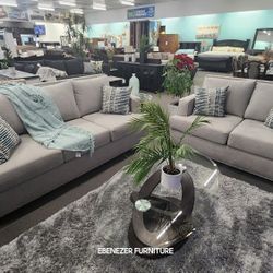 SALE!!! Sofa & Loveseat / Made In The USA/ Different Colors & Materials Available 