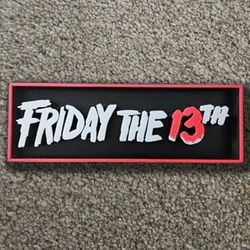 Friday The 13th Business Collectors Retail Display Logo Sign
