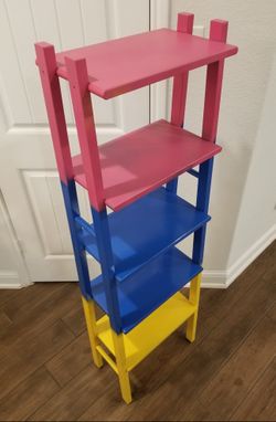 Colorful Wooden Shelf