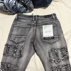 Mens Stacked Jeans Asking $100‼️