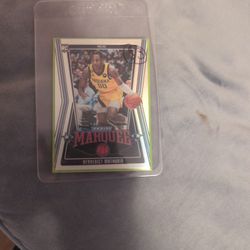 Benedict Mathurin Rookie Card Panini Marquee